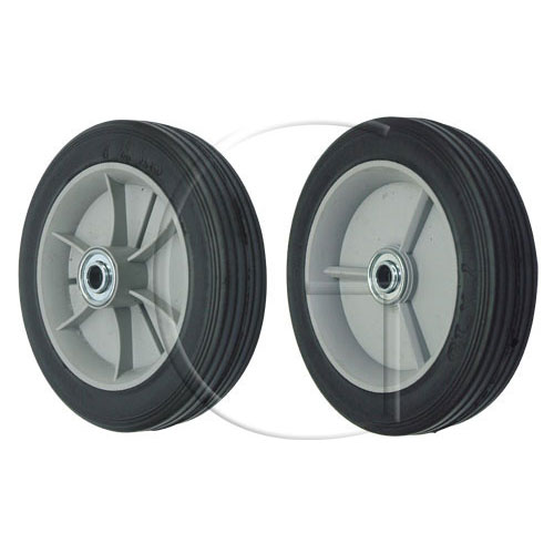 Plasthjul med lejer Ø 177 mm 2830-05921