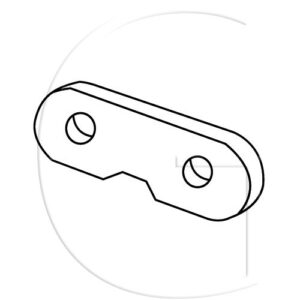 Loose chainsaw chain links-Female chain link