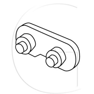 Loose chainsaw chain links-Male chain link