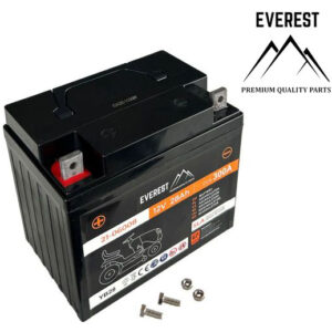 GEL-BATTERI (AGM) 12 V 28 Ah POSITIV POL TIL VENSTRE – 12V, 28AH