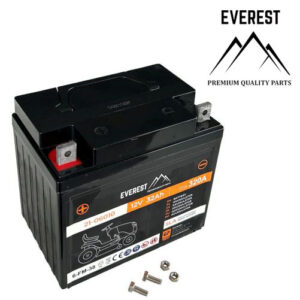 GEL-BATTERI (AGM) 12 V 32 Ah POSITIV POL TIL VENSTRE – 12V, 32AH